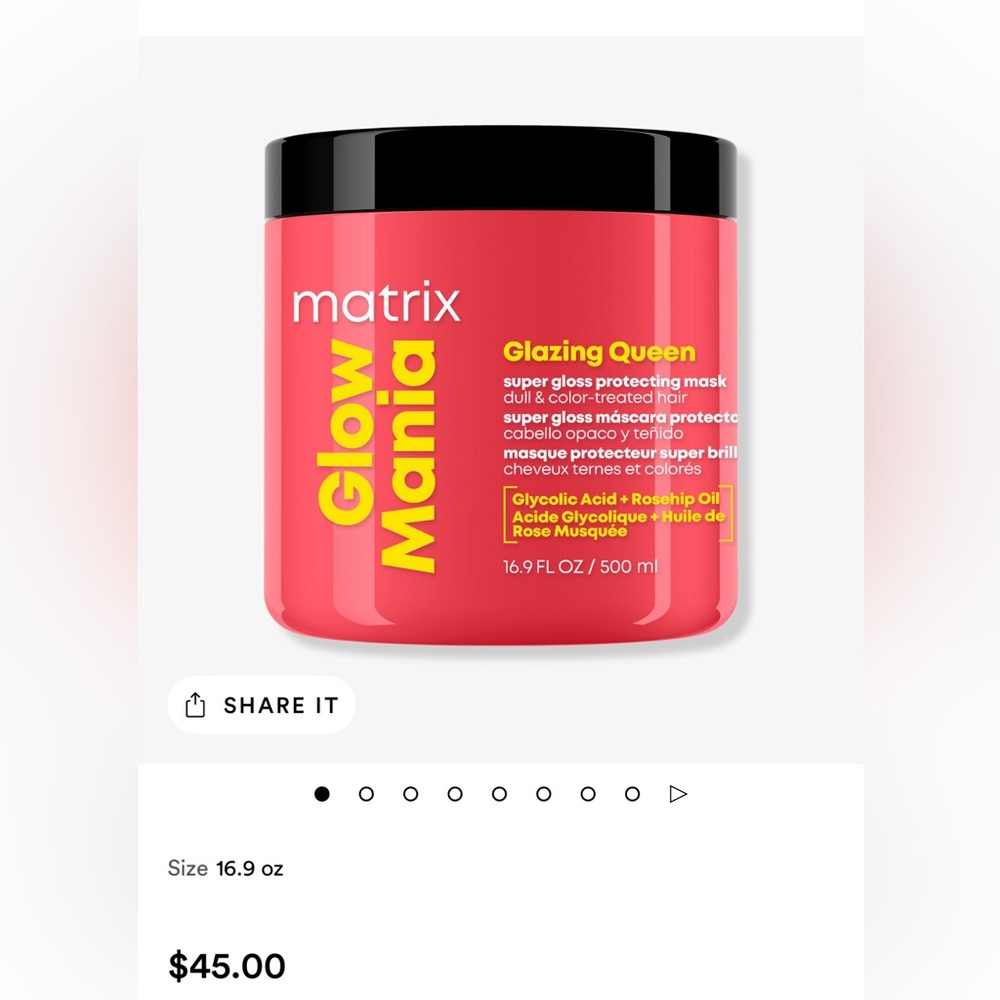 New and full-size! Glow Mania system by Matrix 🤩 shampoo, conditioner and mask - Picture 2 of 16